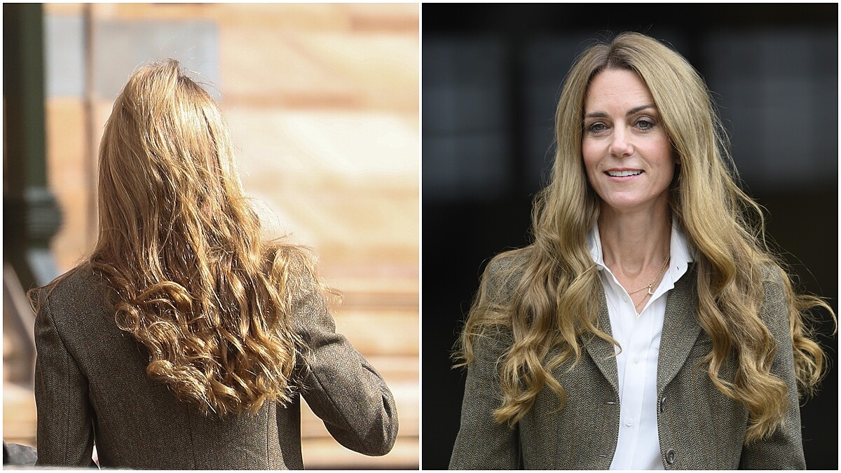 凱特王妃曝光金棕髮色