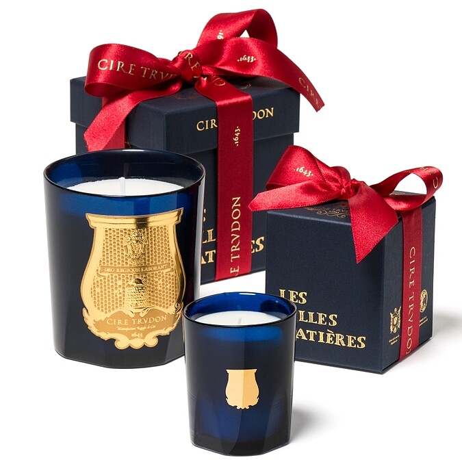 Trudon藍色精粹系列蠟燭。