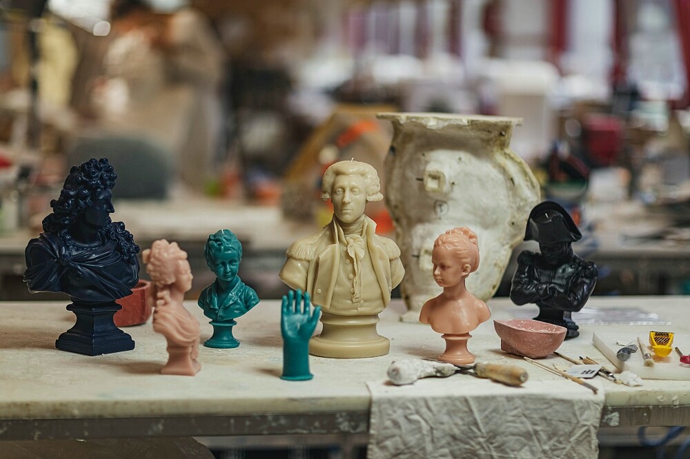 Trudon人物雕像蠟燭。