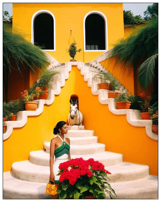 Futuro Optimisto，Luke Nugent 為 Casablanca 2023春夏設計的主視覺。