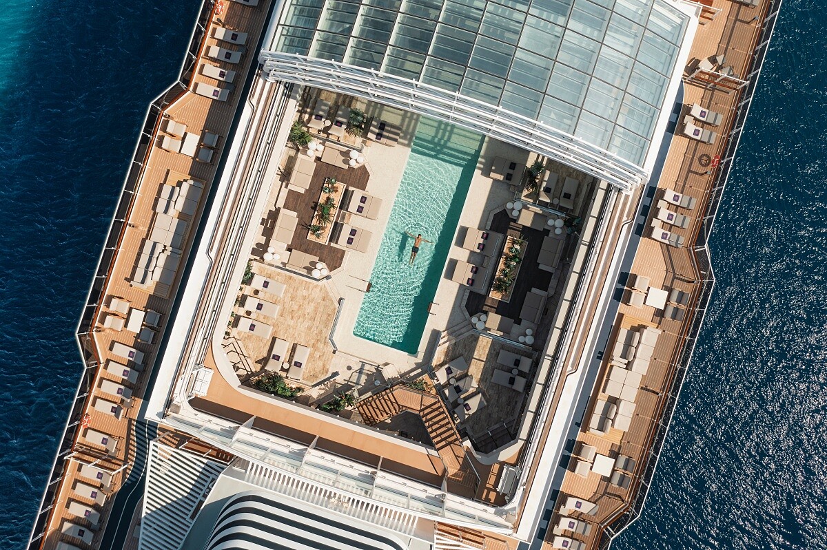 「Explora I」是奢華郵輪品牌「Explora Journeys 意鉑」旗下的首艘郵輪，也是品牌想要傳遞旅行哲學的開路先鋒。