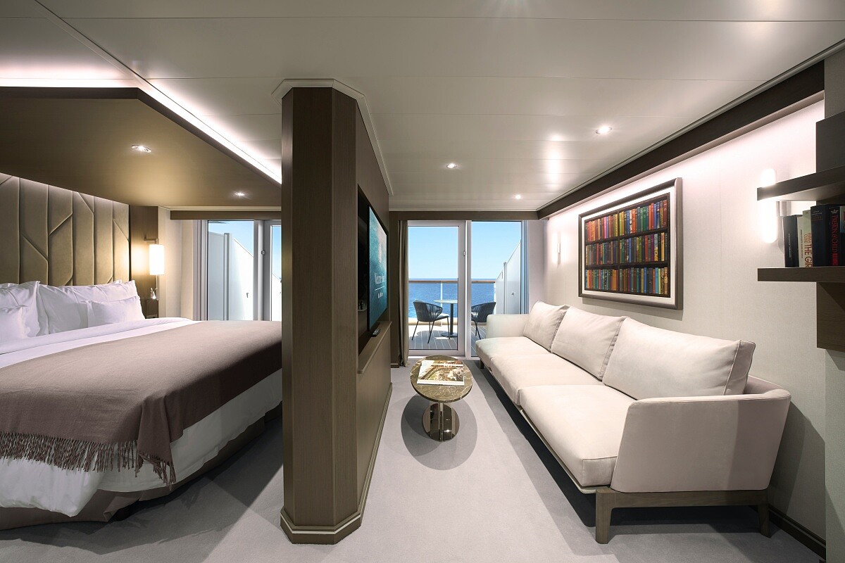 Deluxe Penthouses 擁有客廳空間。