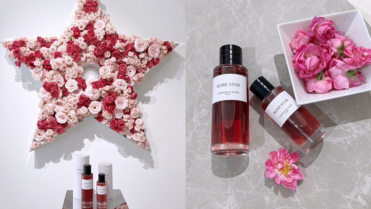 Dior迪奧香氛世家新香水「羅盤玫瑰」，一口氣結合迪奧先生最愛的幸運星、玫瑰兩大經典元素