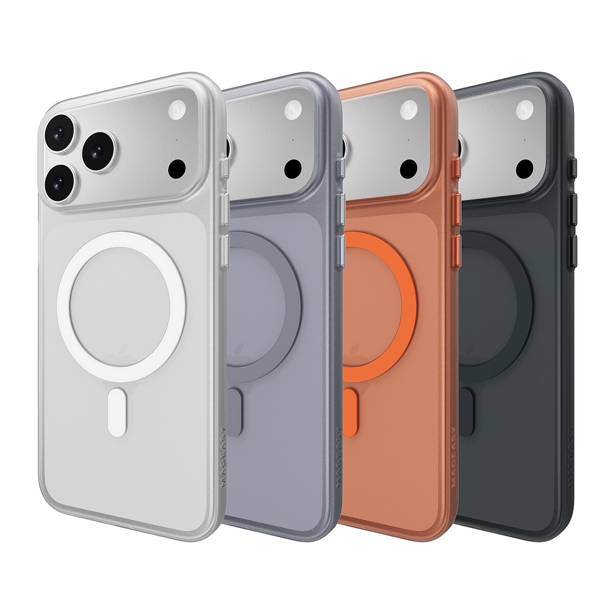 圖：Lyte M 極輕薄霧透手機殼。提供霧透、迷霧、珊瑚、午夜共四色。