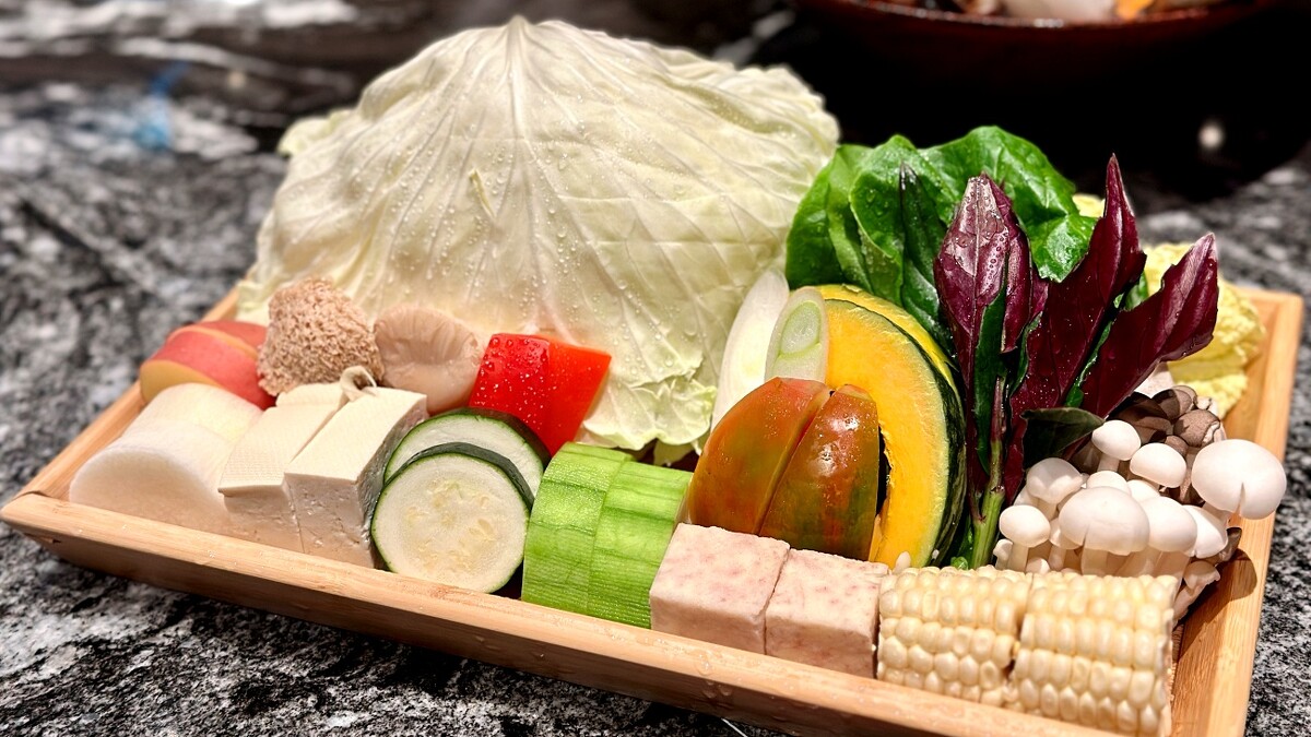 「但馬家涮涮鍋」連蔬菜盤都暗藏玄機