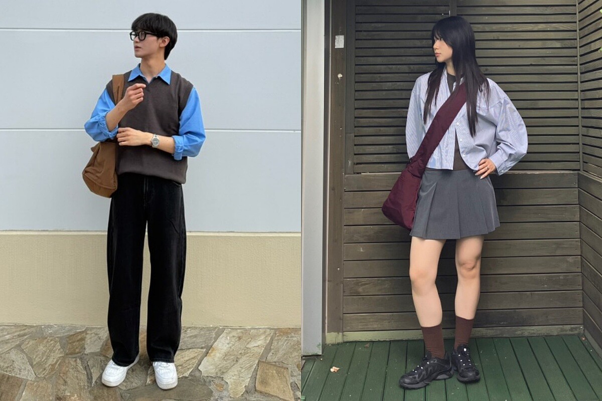 Uniqlo 短版襯衫採用男女皆宜的寬鬆版型