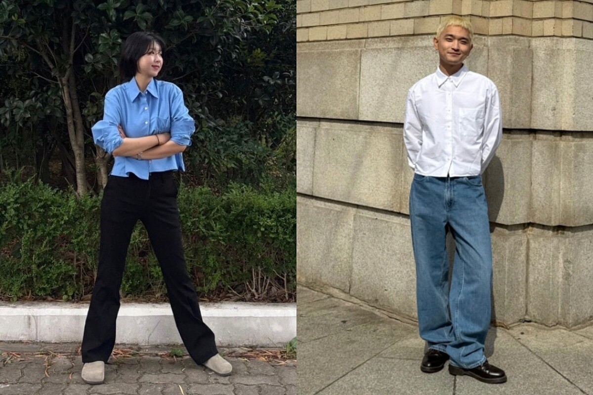 Uniqlo 短版襯衫因其修身效果受到青睞，能拉長身形比例