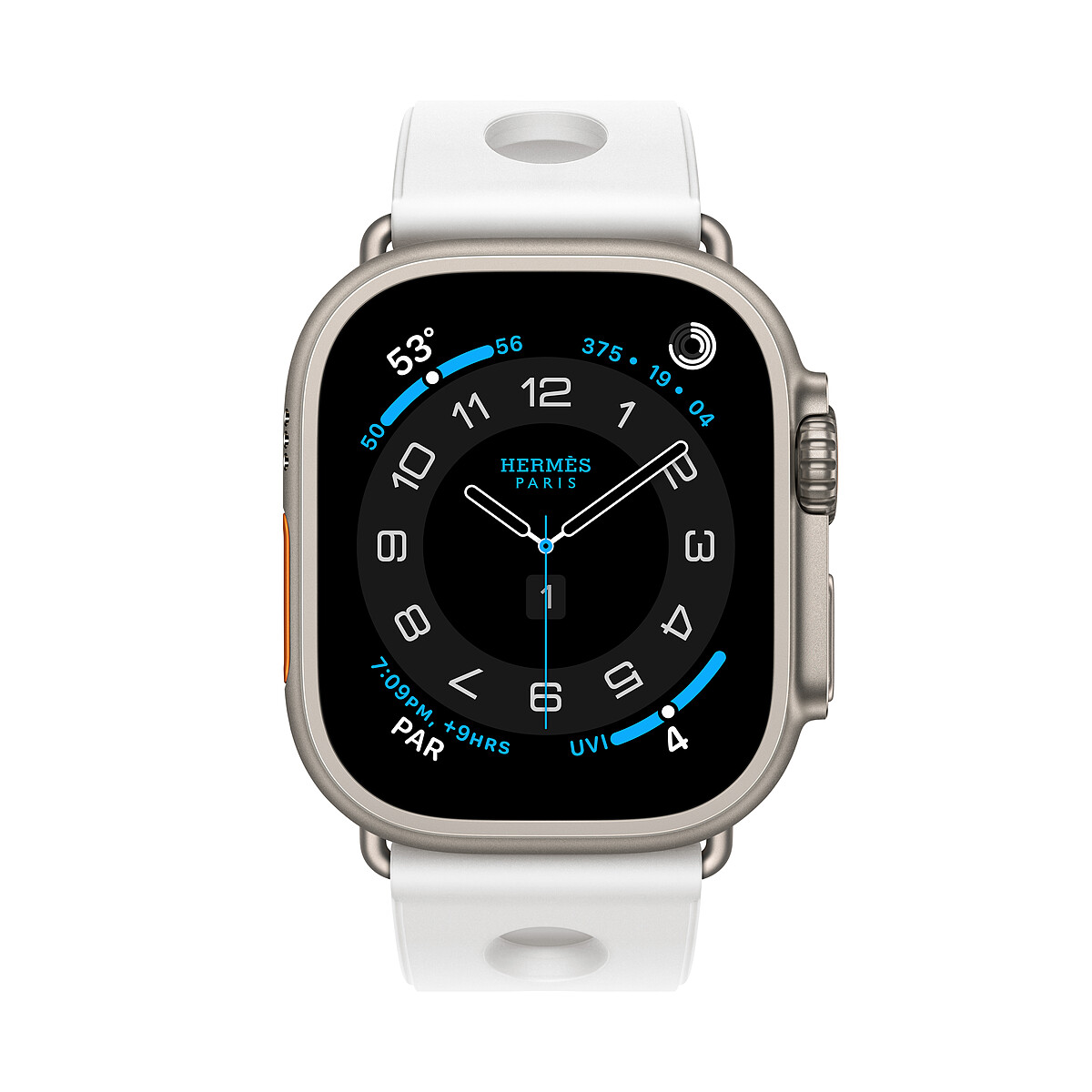 APPLE WATCH HERM&Egrave;S ULTRA 3橡膠錶帶款