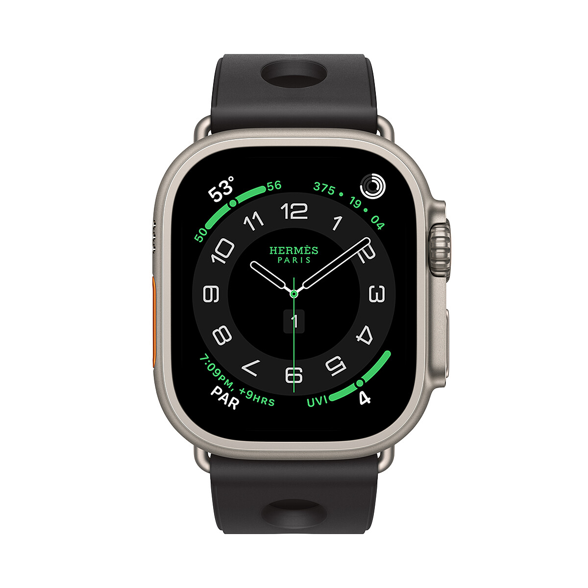 APPLE WATCH HERM&Egrave;S ULTRA 3橡膠錶帶款