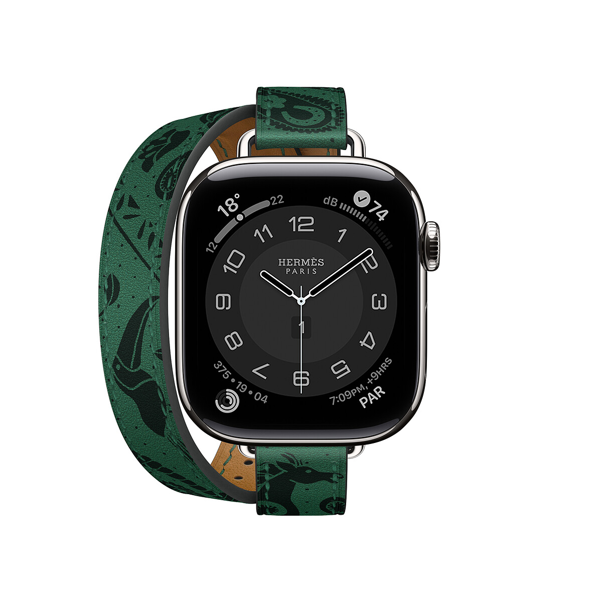 Apple Watch Herm&egrave;s Series 11 推出 Animaux Bandana 動物絲巾錶帶款