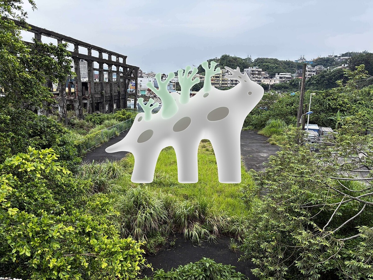 海展區|藝術家陳普創造名為「Mossmo光獸」的巨大裝置示意圖