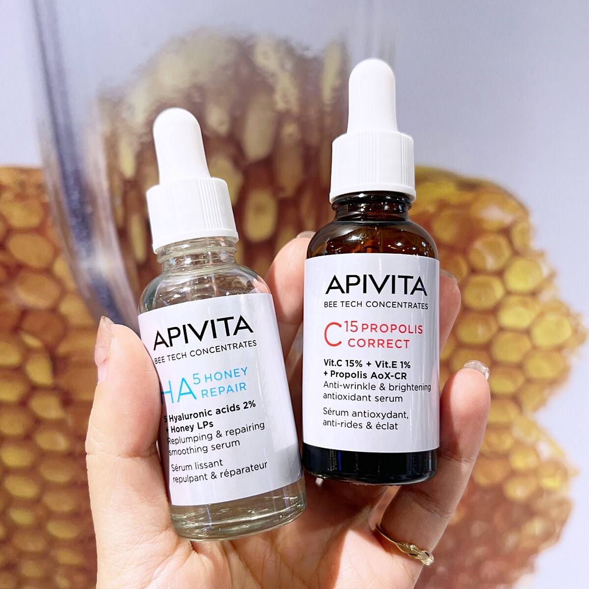 APIVITA的BEE TECH蜂能系列精華目前有兩款。