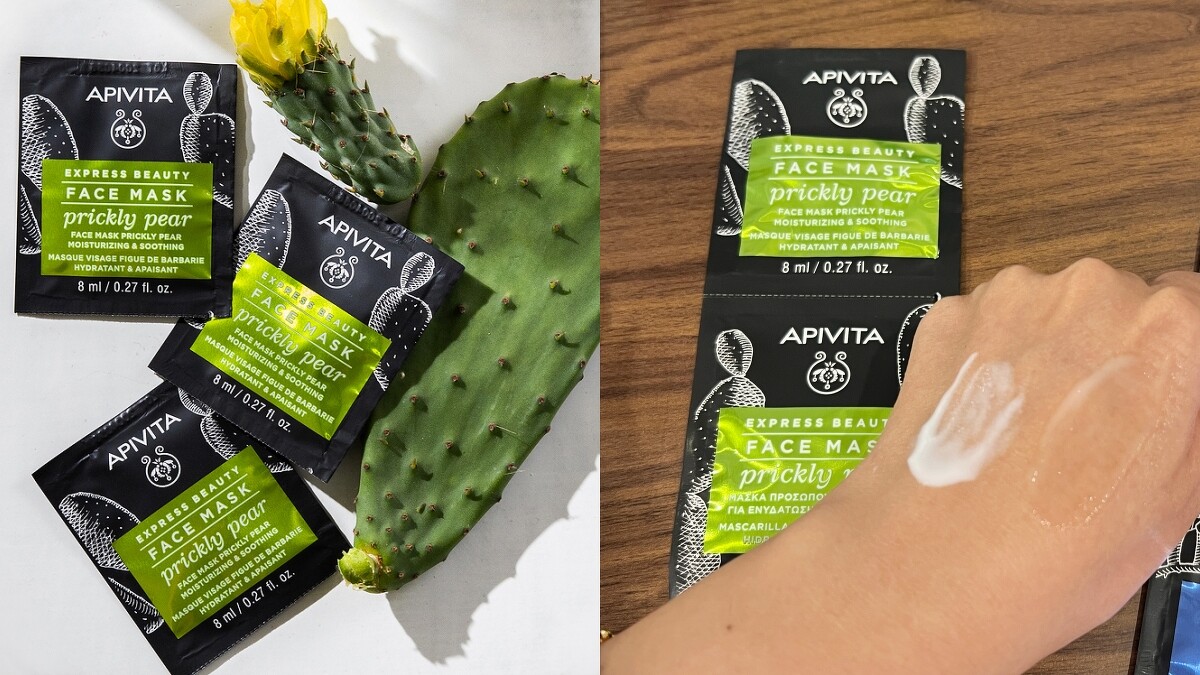 APIVITA仙人掌滋潤面膜(泥狀)8ml*12，NT1,360