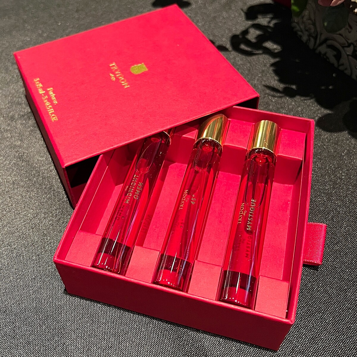 TRUDON紅色夜宴香精小香禮盒3*15ml，NT5,980