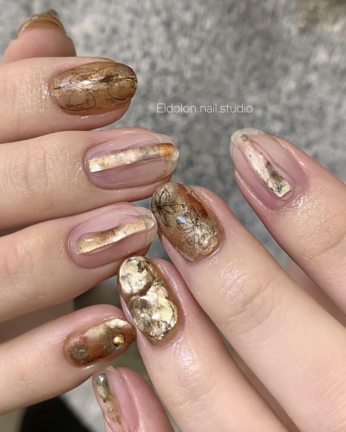 Photo/ 小紅書 @Eidolon 台北日系美甲