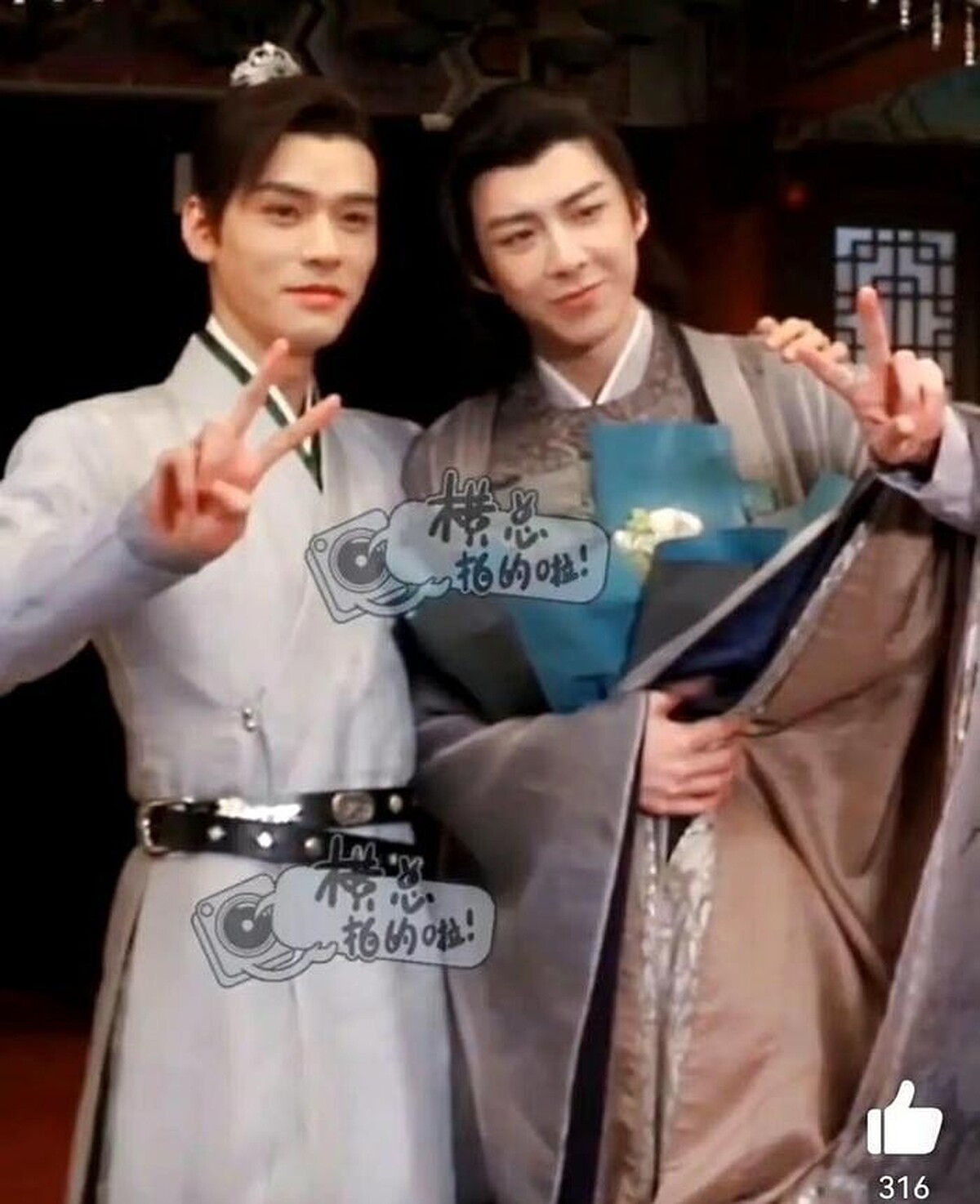 劉宇寧、龔俊因合作《安樂傳》變成好兄弟。