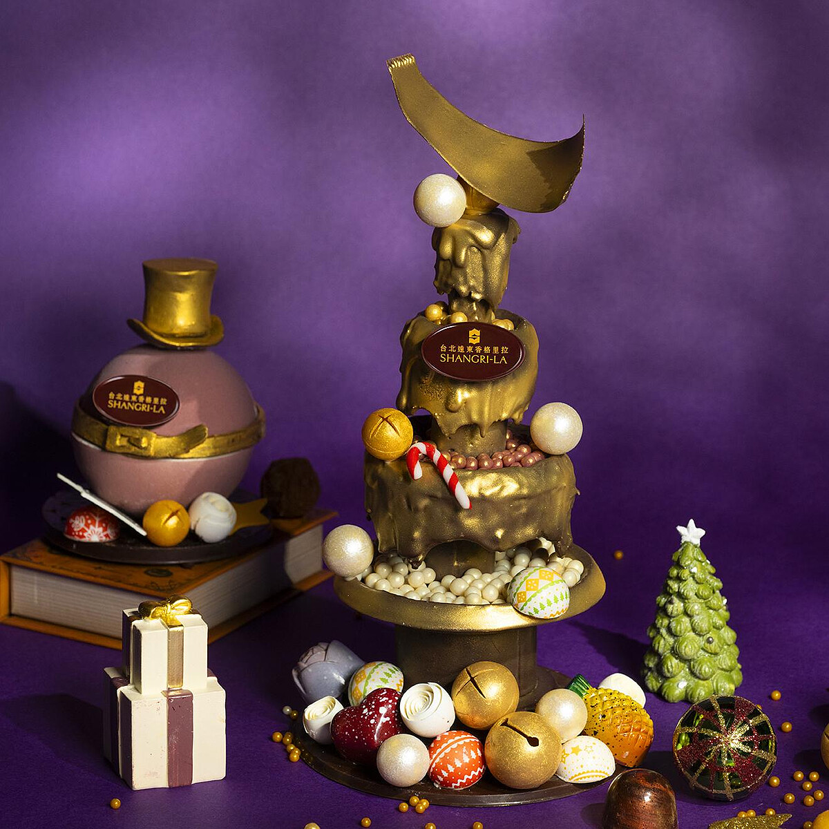 台北遠東香格里拉以巧克力冒險工廠音樂劇為靈感 獨家推出聖誕巧克力系列作品