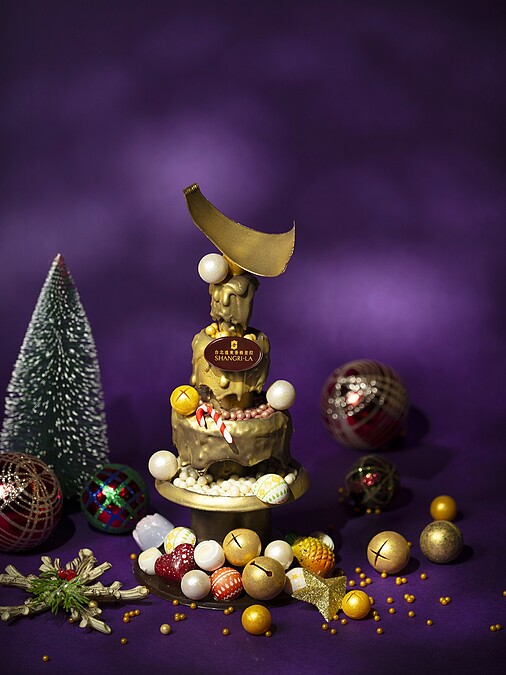 台北遠東香格里拉X巧克力冒險工廠音樂劇聯名甜點-聖誕許願池 NT$2,580元