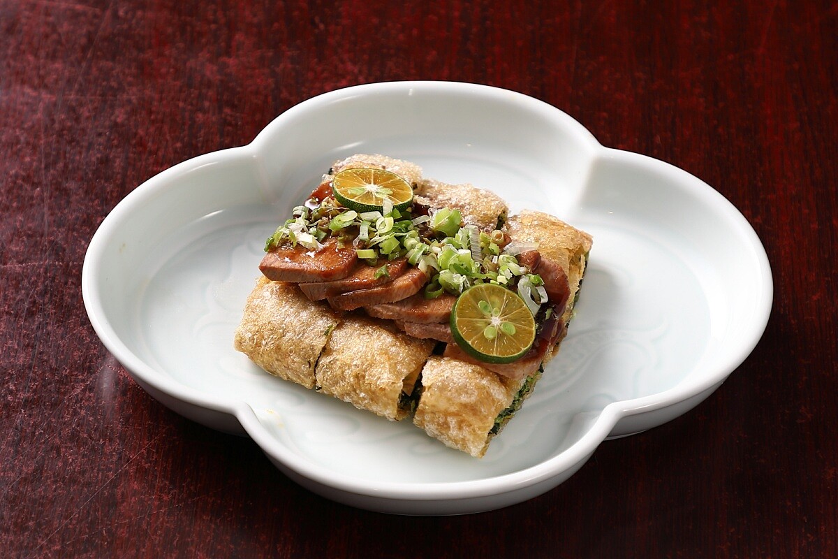 「棠菜牛舌」。