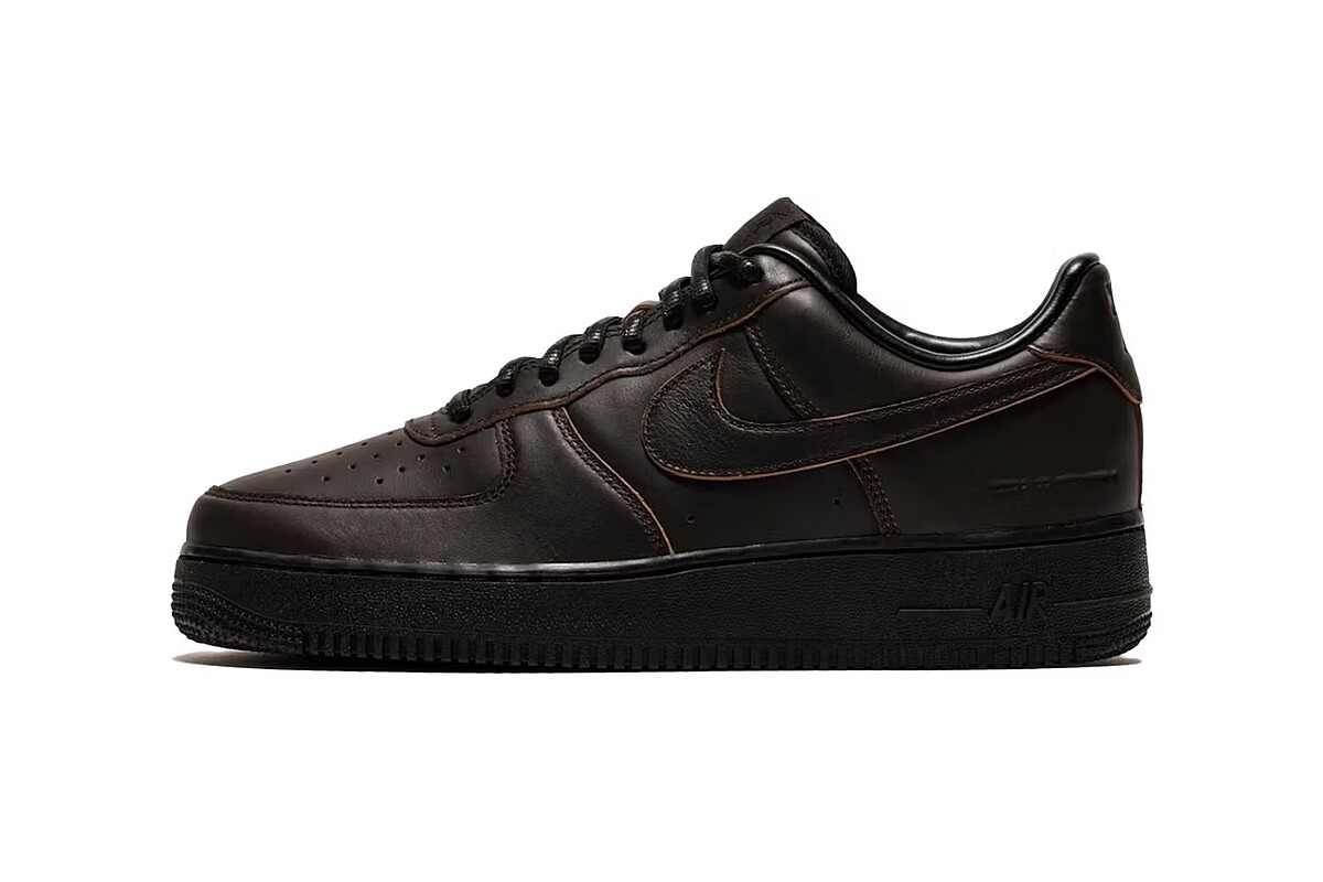 Nike Air Force 1 Low Morse Code 球鞋側面，鞋面浮雕NIKE Logo