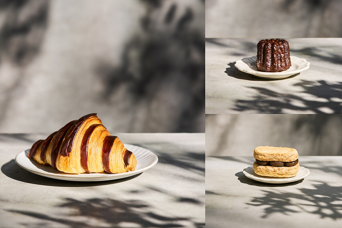 焙茶生乳可頌、可麗露、焙茶達克瓦茲。