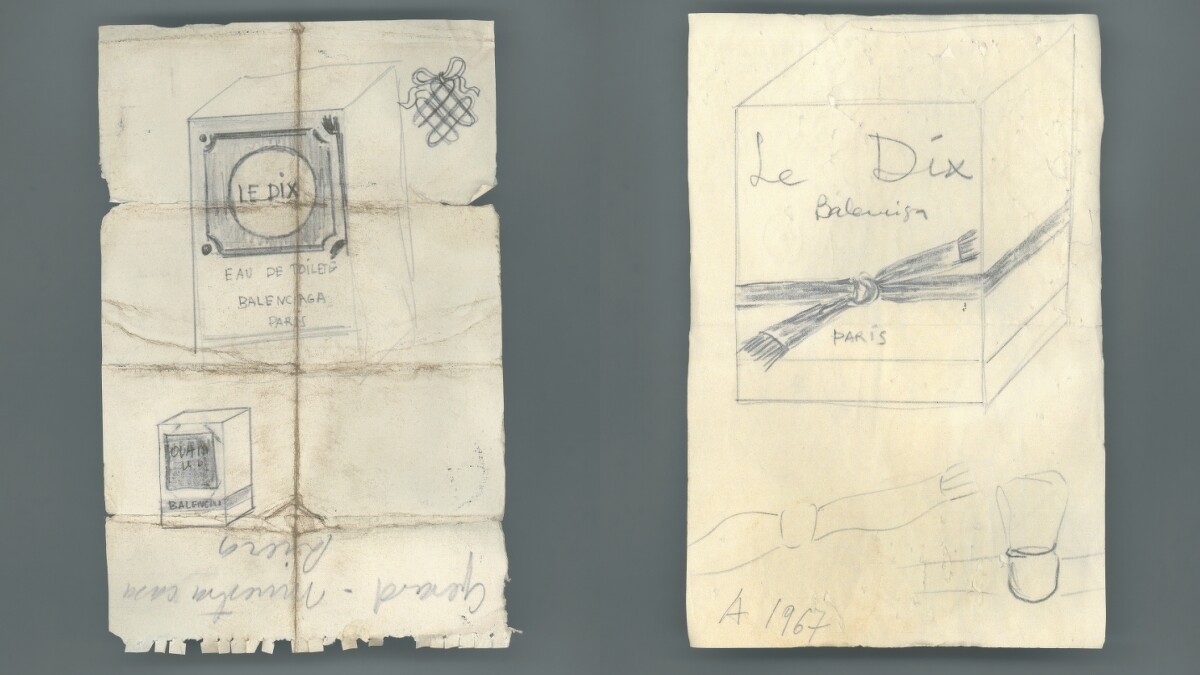 Balenciaga巴黎世家在1947年推出品牌首款香水Le Dix。