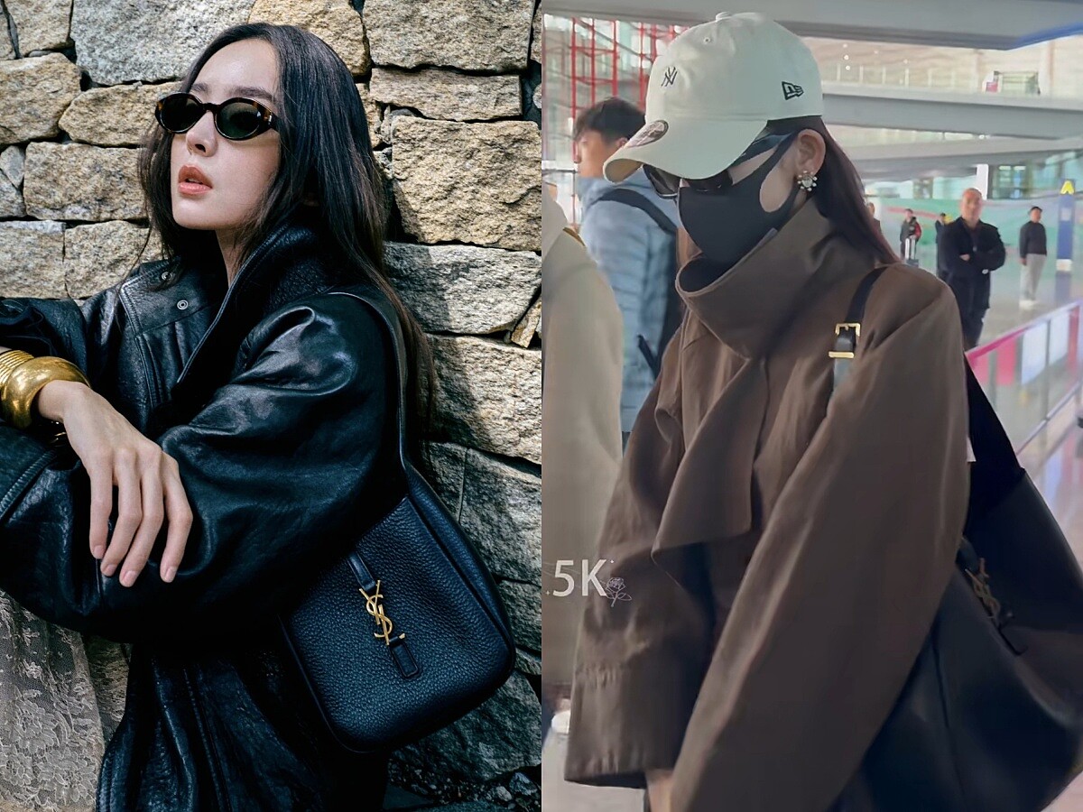 LE 5 &Agrave; 7粒面皮革柔軟大型手袋 NT.99,900