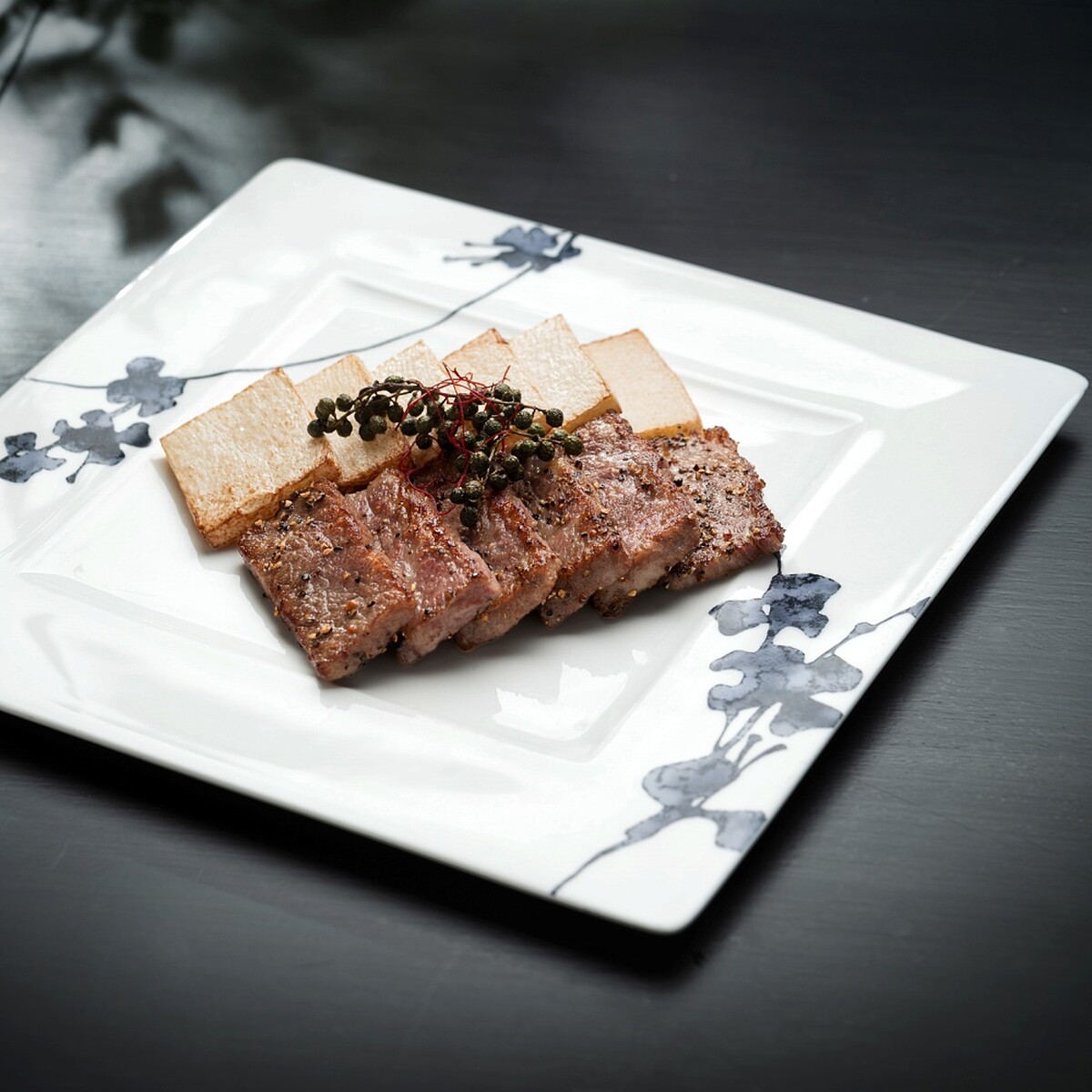 青花椒竹筍煎A5和牛