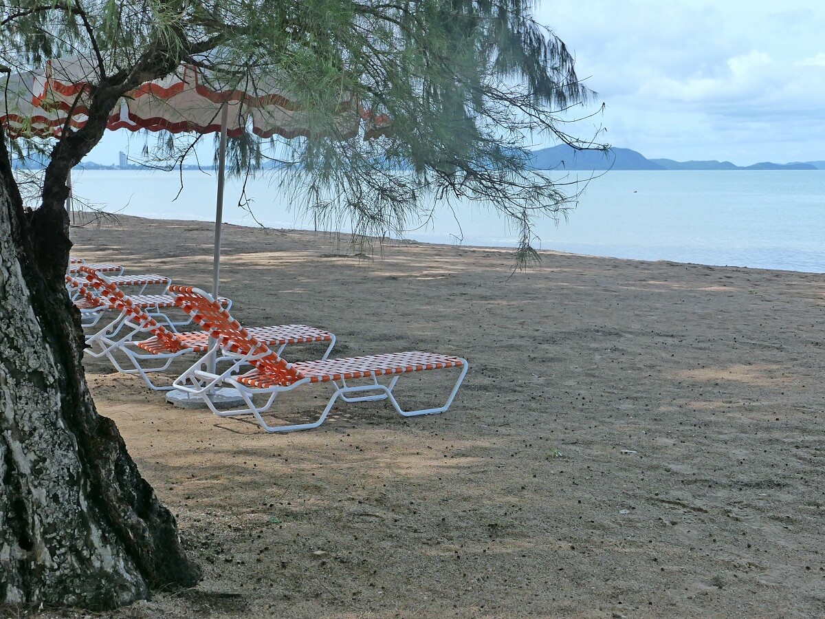 「納中天海岸」的海水平穩，環境十分清幽。
