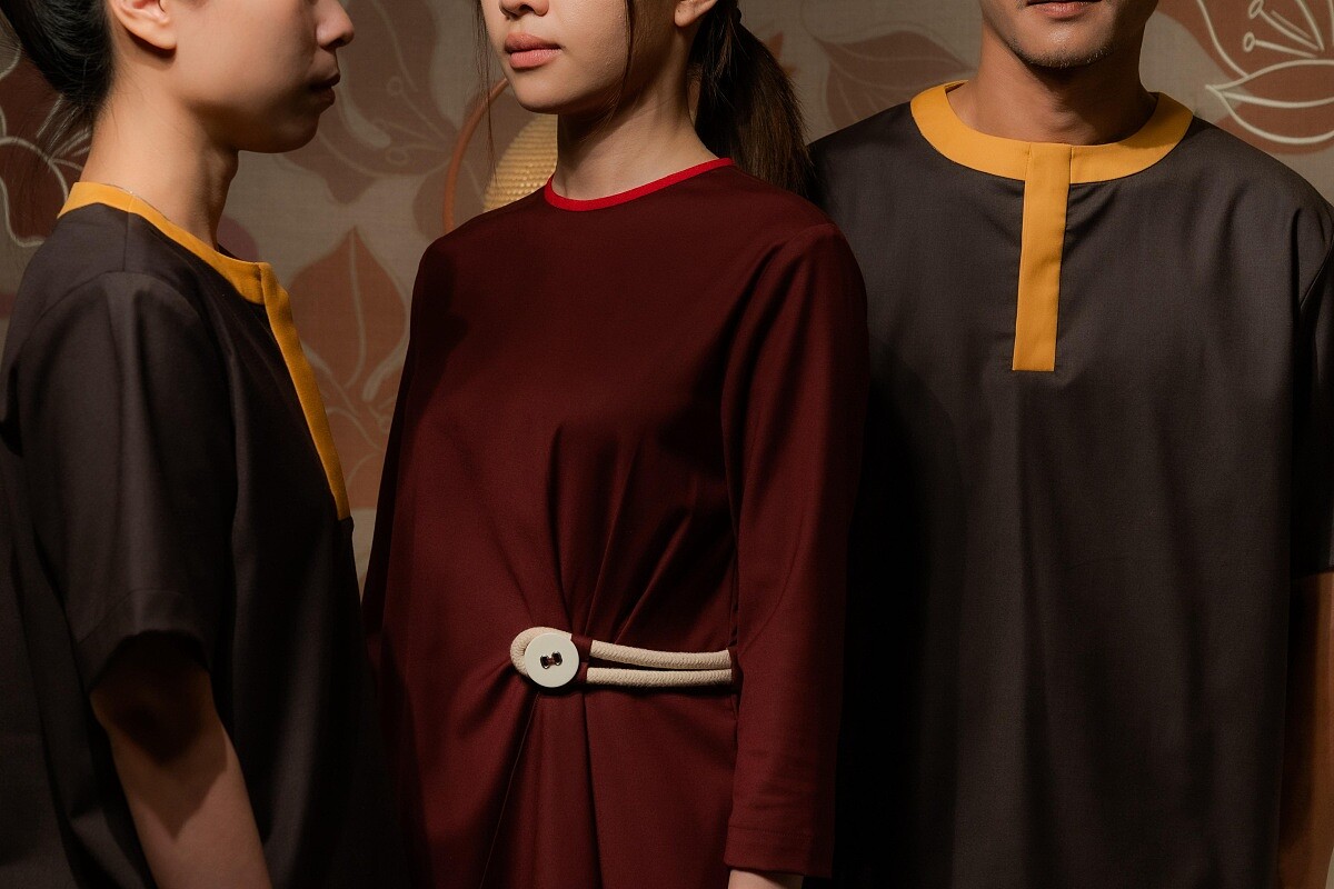 服務人員的制服也十分時髦俐落。