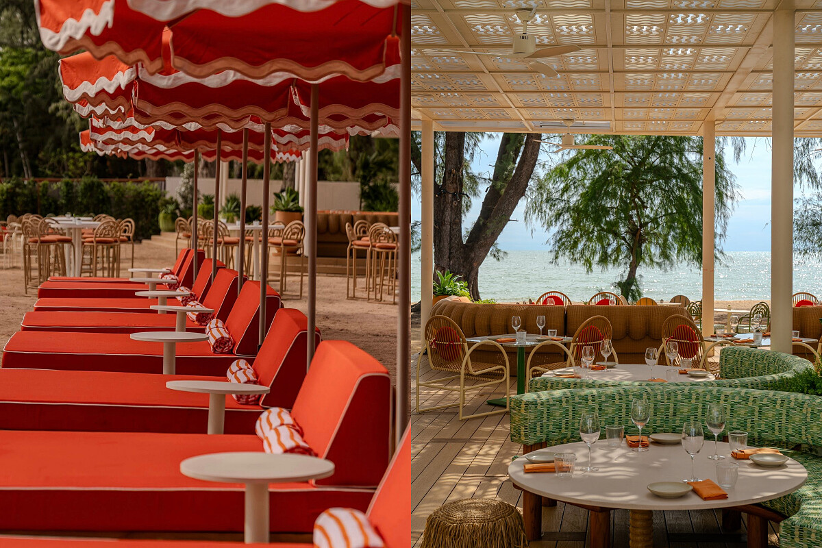 現場度假氛圍滿溢。