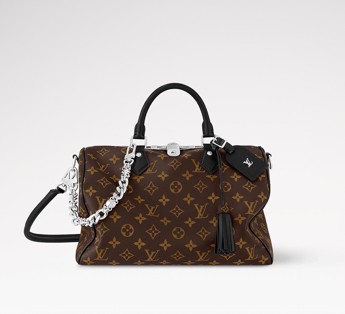 白敬亭同款Louis Vuitton Speedy Soft 30 Dark，NT$ 114,000。