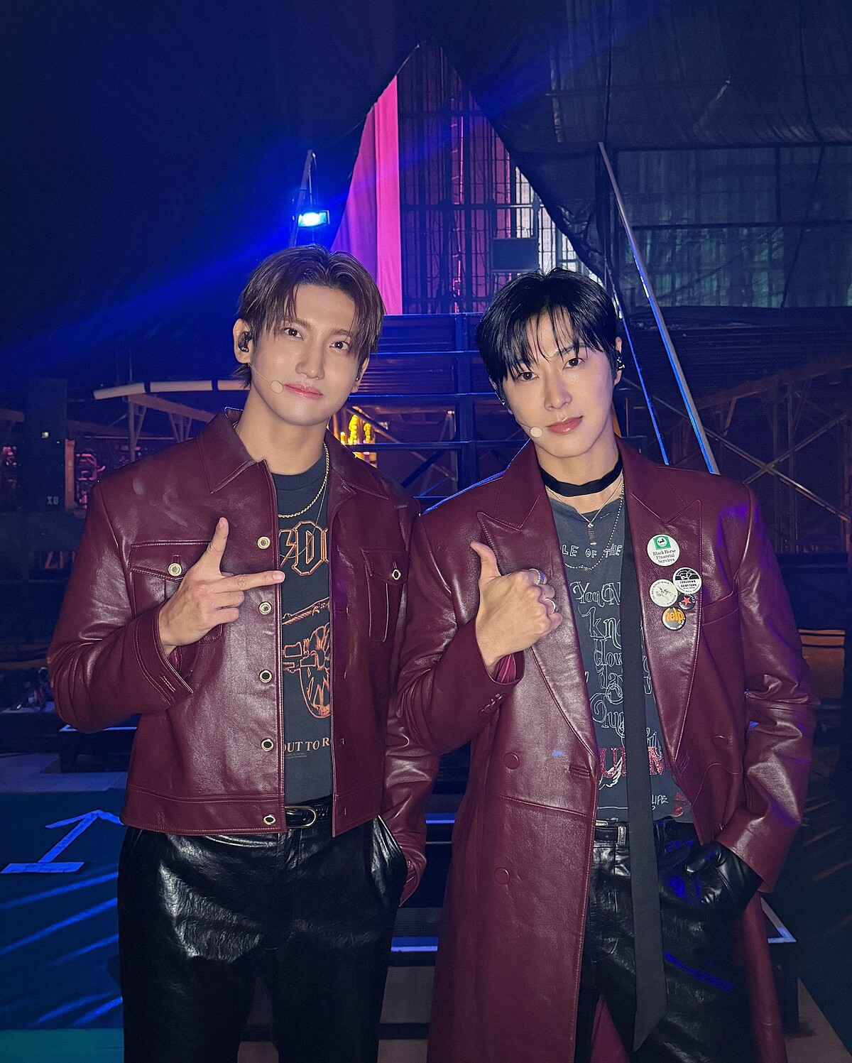 東方神起合體表演（圖源：@tvxq.official）