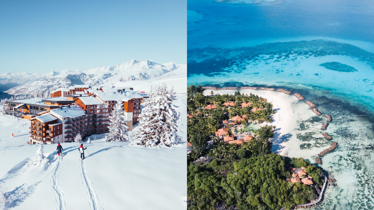 Club Med「謐境探索系列」於阿爾卑斯山、印度洋上據點