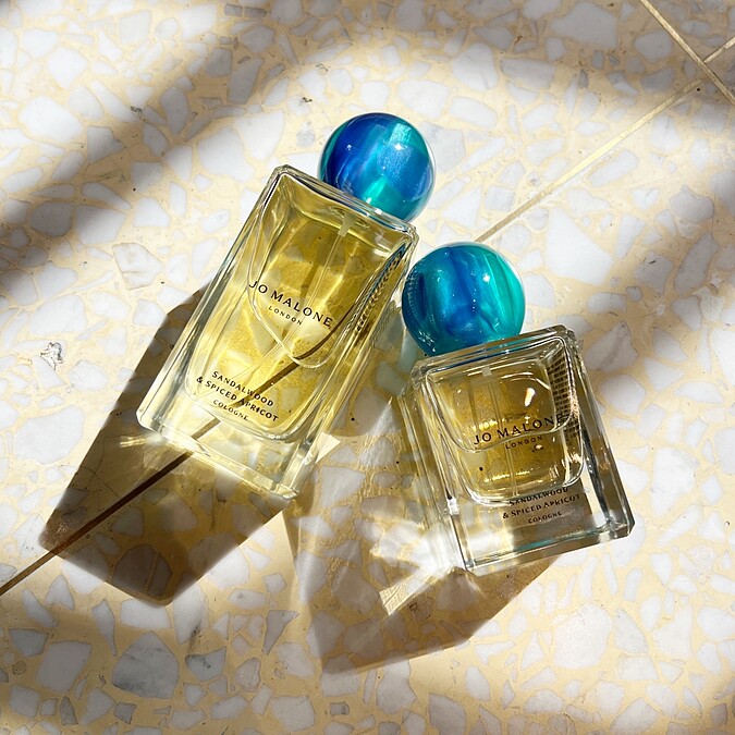 Jo Malone London秋冬限定派對系列檀香木與蜜漬杏桃香水30ml,NT3,050、 50ml,NT4,350、100ml,NT6,100