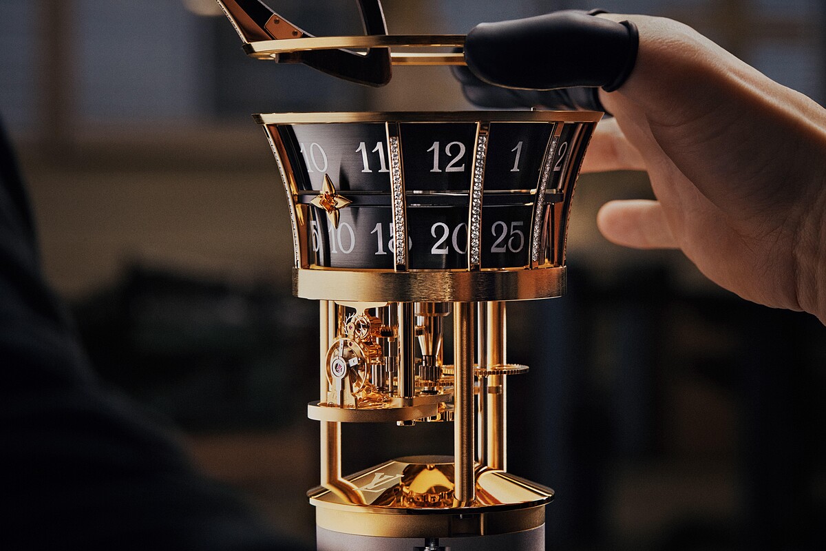 Montgolfière Aéro 座鐘工藝圖