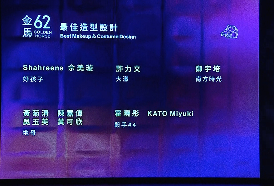 金馬62入圍名單：最佳造型設計