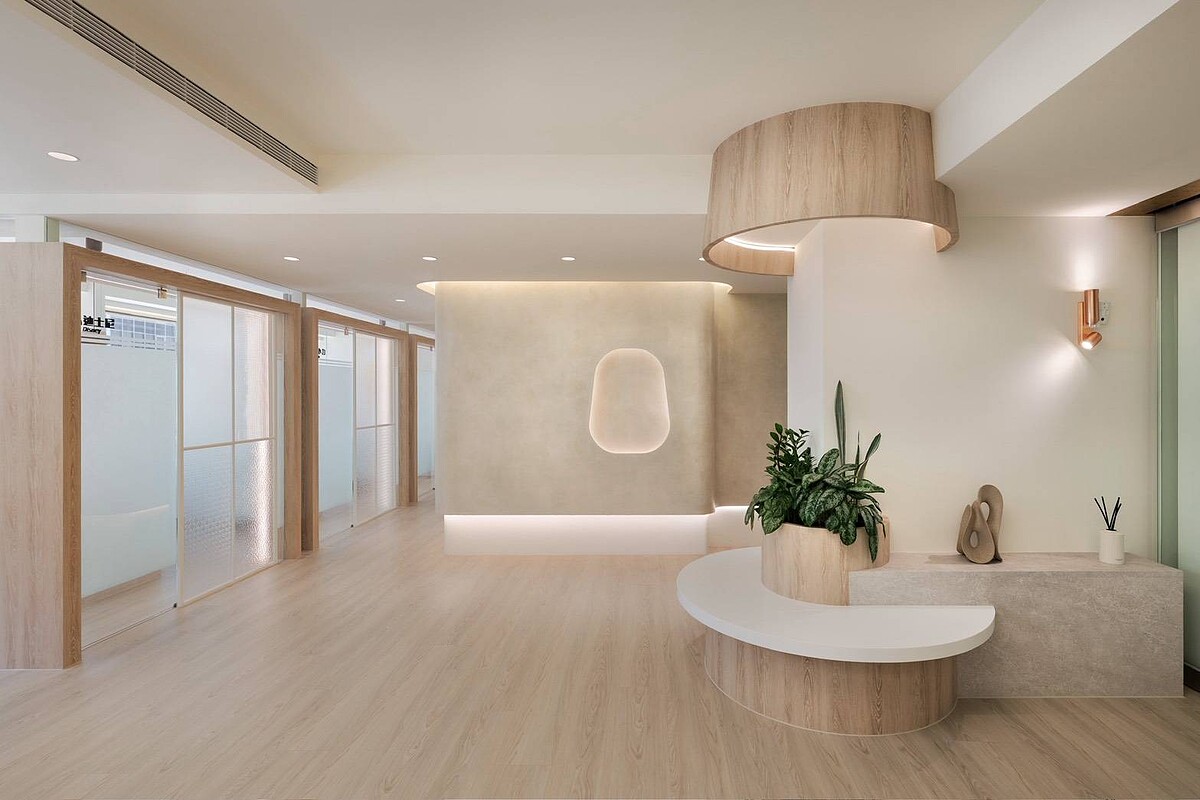 九五太承醫美診所空間愜意，有別一般醫療診所的冰冷感。