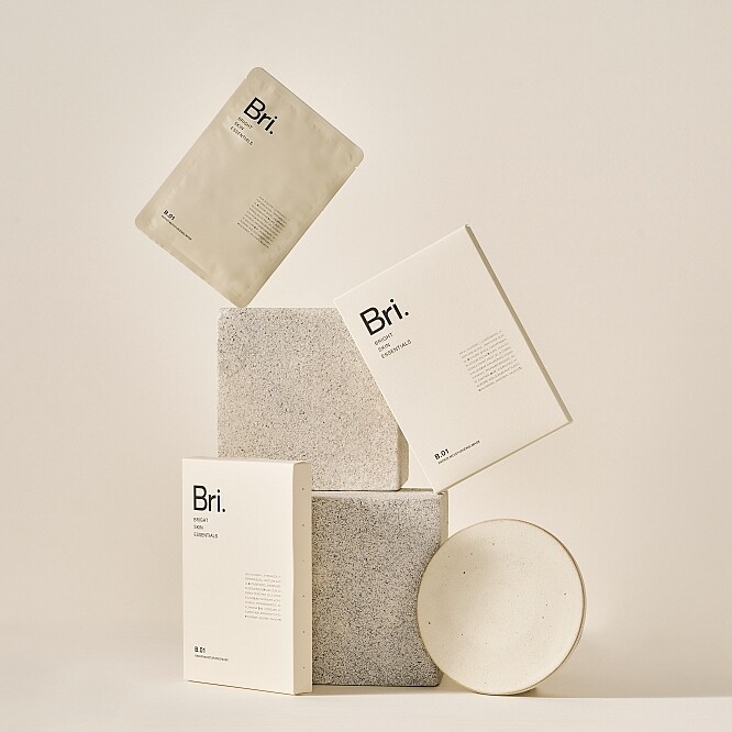 Bri. Skin Essentials B.01修護保濕生物纖維面膜(三入)，NT2,000