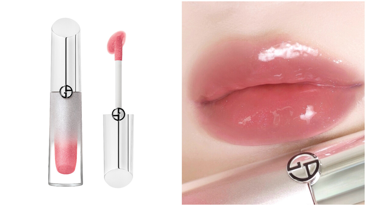 圖片來源：Armani Beauty｜全新訂製晶潤豐唇蜜#34冰封玫瑰 售價NT$1,650