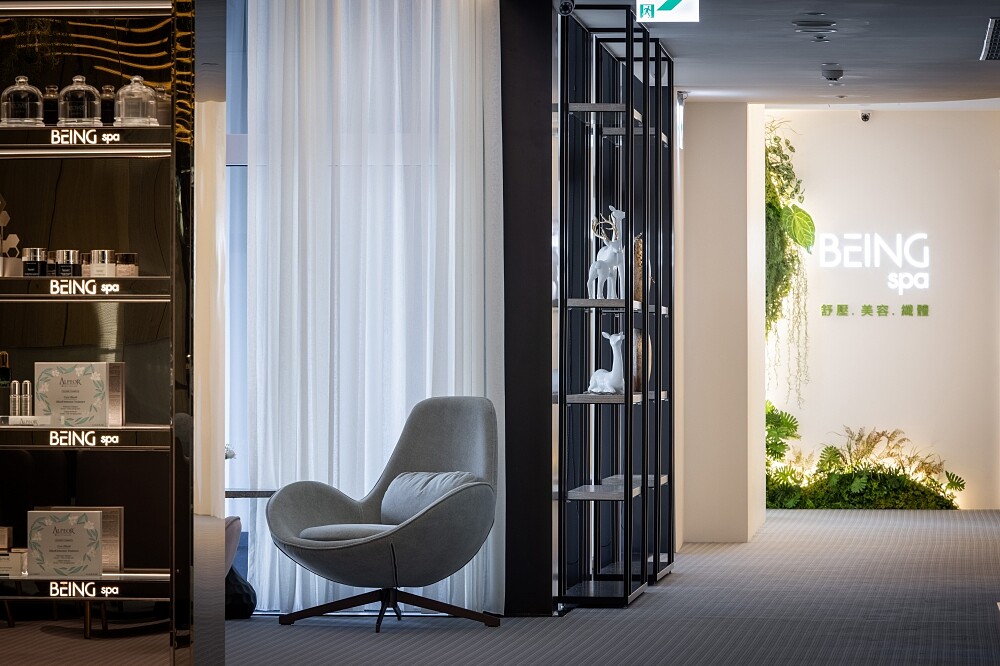 BEING spa時代館走廊。