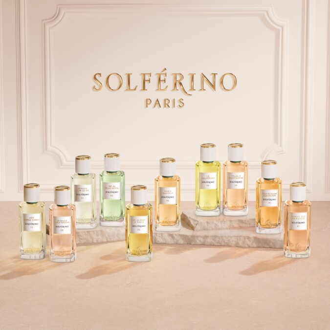 SOLFÉRINO PARIS索菲黎諾10款淡香精主視覺。