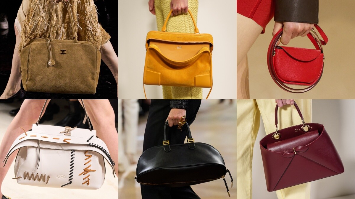 2026春夏時裝週包你看：開口笑、單提把、大型水桶包...新包關鍵字整理一次看
