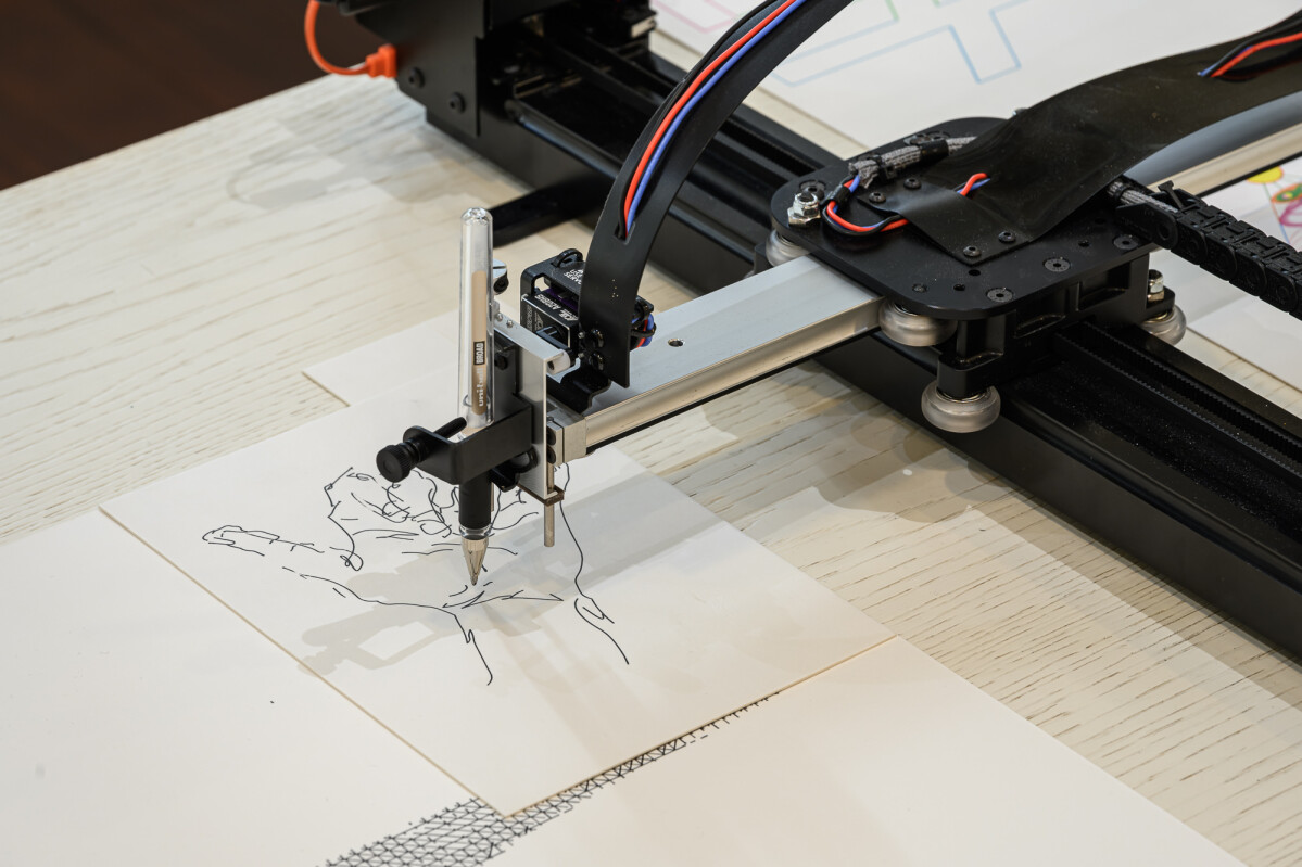 「宇宙寫生&mdash;豪華朗機工個展」周邊商品-藝術商店現場