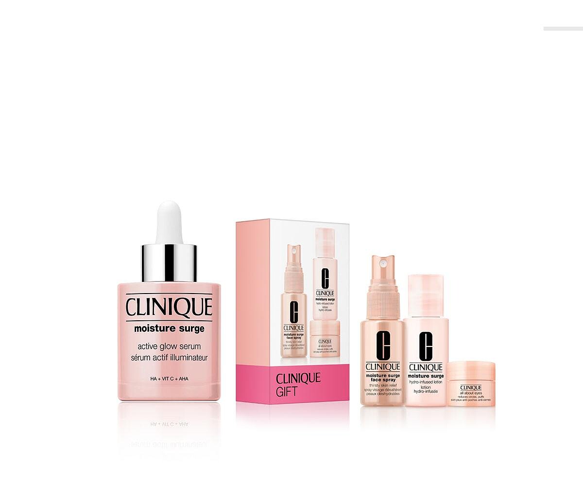 水磁場精華嫩亮經典組 (63折) 水磁場嫩亮保濕煥膚精華 50ml+水磁場長效保濕三件禮 售價: $2,520 價值: $4,000