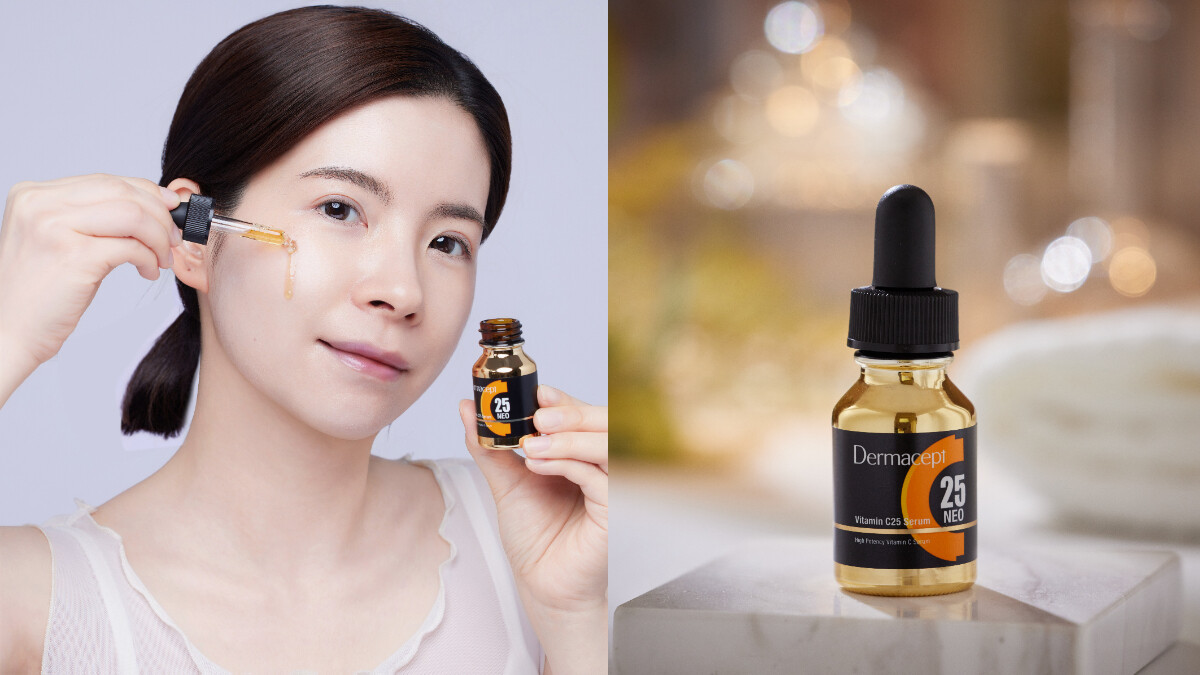 日本樂敦殿堂級醫美品牌Dermacept 終於來台！維他命C極限濃度突破！史上最高25%純維他命C精華重磅登場！
