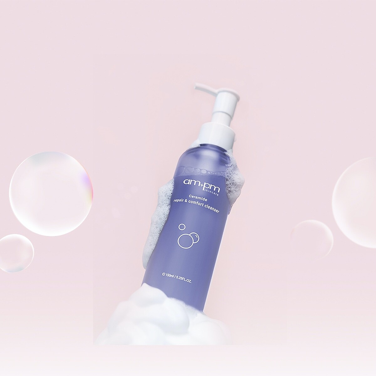 ampm神經醯胺修護安心潔顏露150ml，NT790