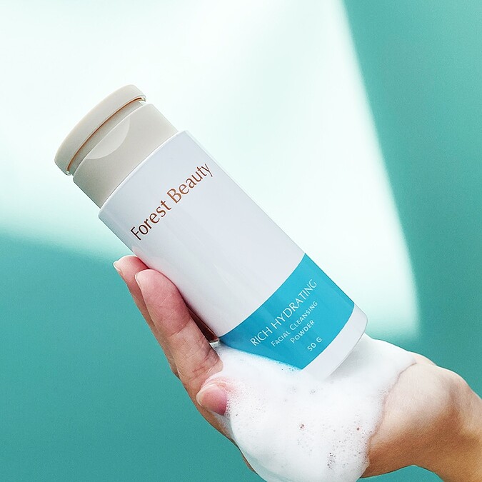 氧顏森活Forest Beauty胺基酸珍珠嫩白潔顏粉50g，NT480