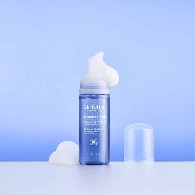 Melvita花妍防護潔面慕絲150ml，NT1,080)