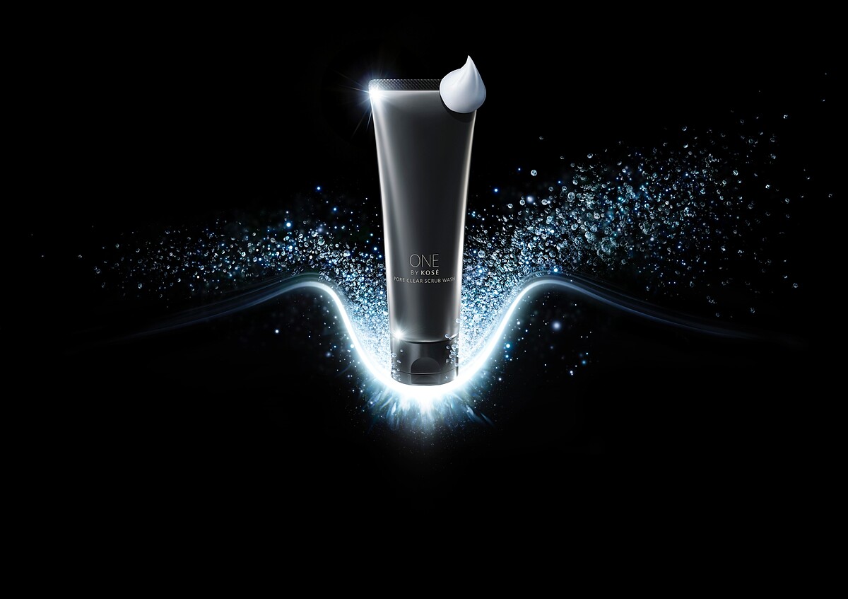 ONE BY KOSE 黑碳磨砂潔顏泥130g，NT450